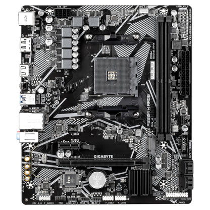 TARJETA MADRE GIGABYTE MICRO ATX A520M H ARGB, DDR4, AM4, 64 GB, PARA AMD