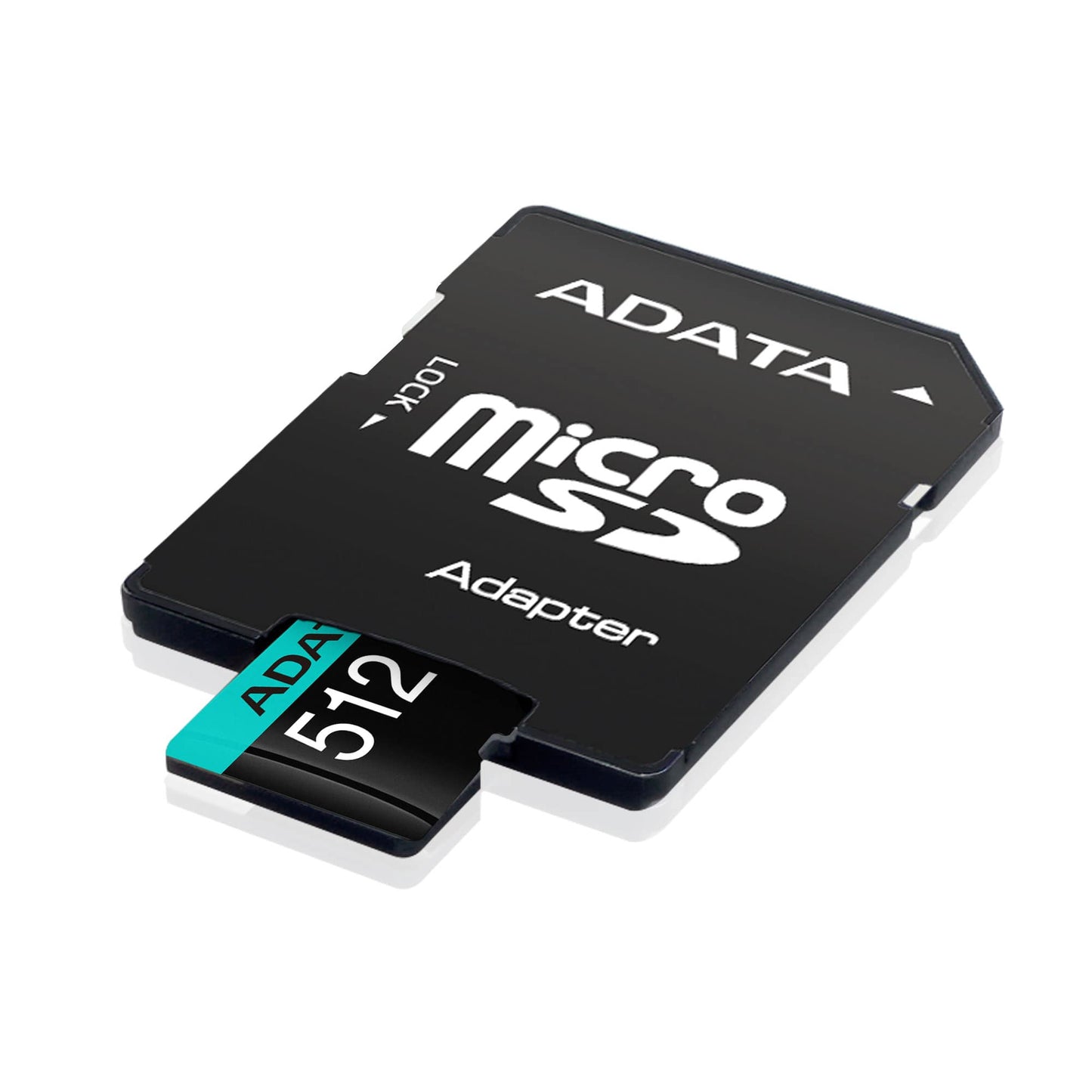 MICRO SECURE DIGITAL A2 (V30)  ADATA PREMIER PRO, 512 GB, 100 MB/S, 85 MB/S, NEGRO/VERDE, CLASE 10