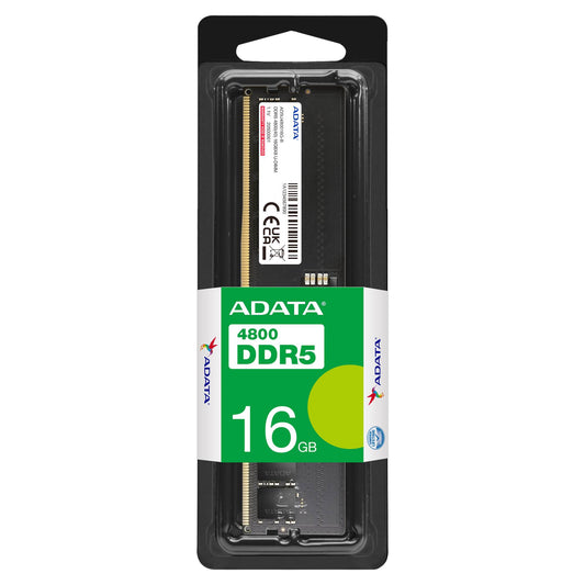 MEMORIA RAM ADATA AD5U480016G-S , 16 GB, DDR5, 4800MHZ, UDIMM