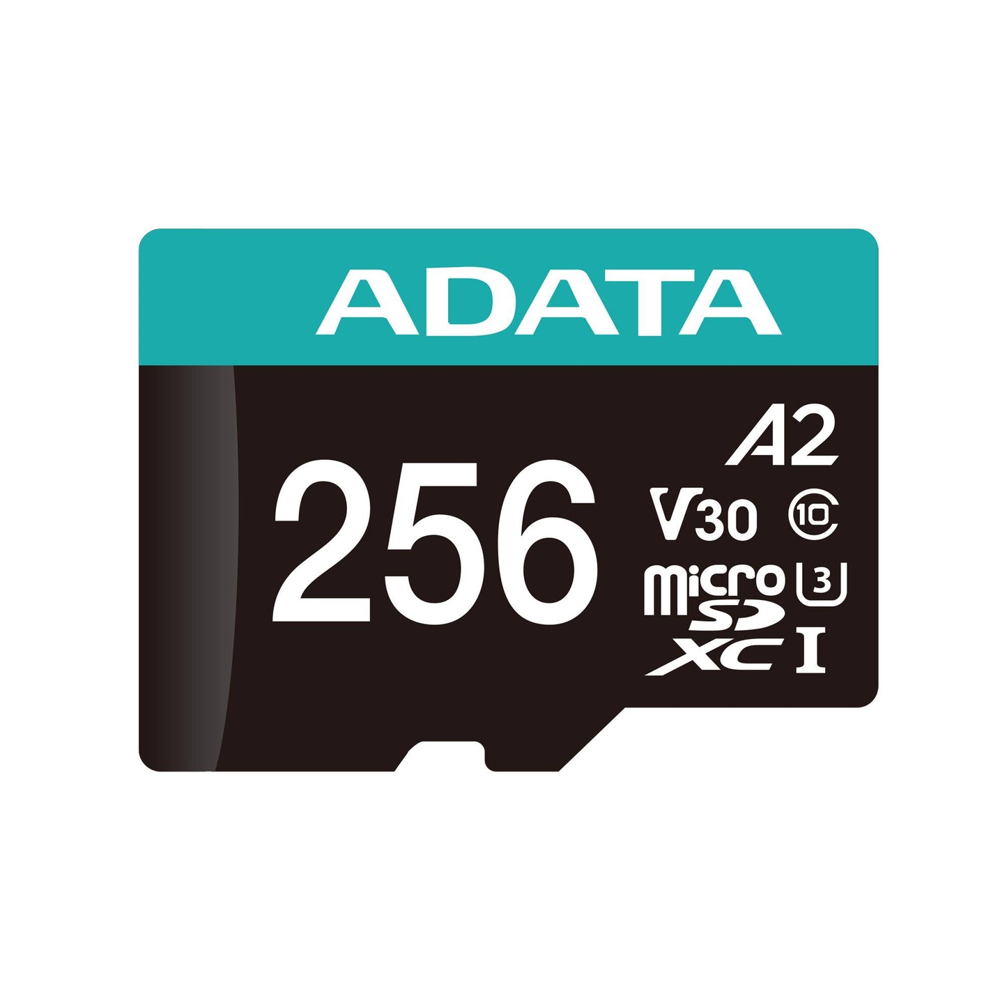MICRO SECURE DIGITAL ADATA AUSDX256GUI3V30SA2-RA1, 256 MB, NEGRO, CLASE 10