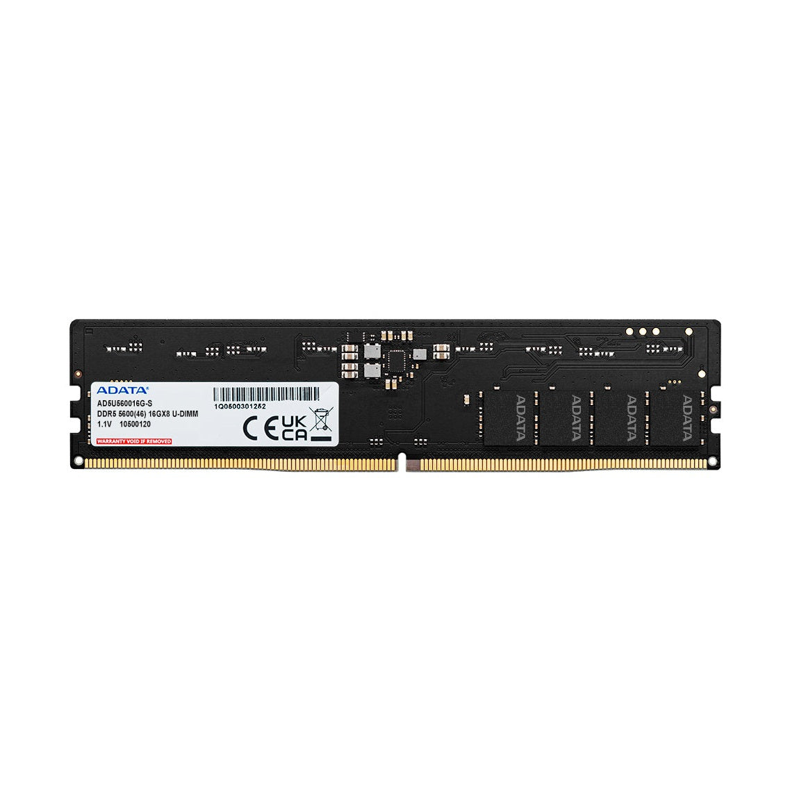 MEMORIA RAM ADATA, DDR5 8GB UDIMM 5600MHZ. NP. AD5U56008G-S