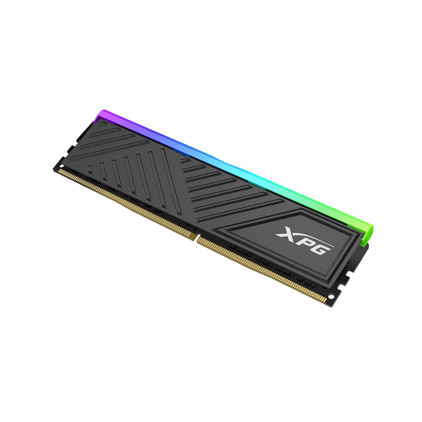 MEMORIA RAM ADATA XPG SPECTRIX D35G, DDR4 16GB UDIMM 3200MHZ, CON ILUMINACIÓN RGB. DISIPADOR NEGRO. AX4U320016G16A-SBKD35G