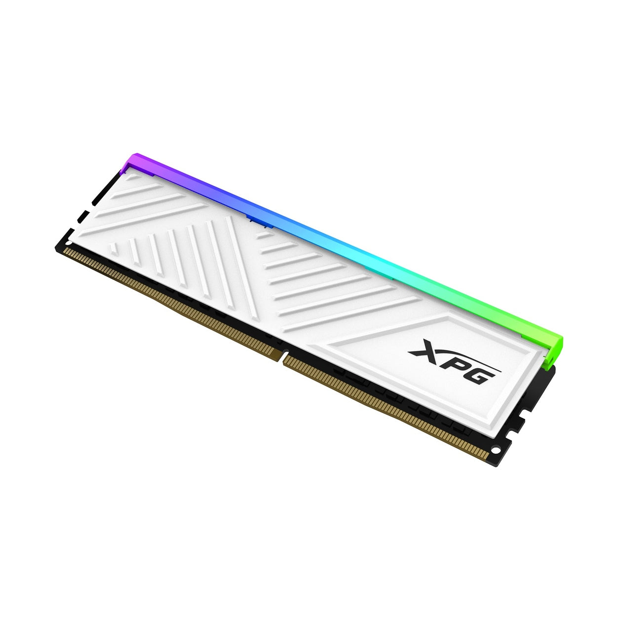 MEMORIA RAM ADATA XPG SPECTRIX D35G, DDR4 8GB UDIMM 3200MHZ, CON ILUMINACIÓN RGB. DISIPADOR BLANCO. AX4U32008G16A-SWHD35G