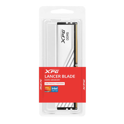 MEMORIA RAM ADATA XPG LANCER BLADE, DDR5 16GB UDIMM 6000MHZ. DISIPADOR BLANCO. AX5U6000C4816G-SLABWH