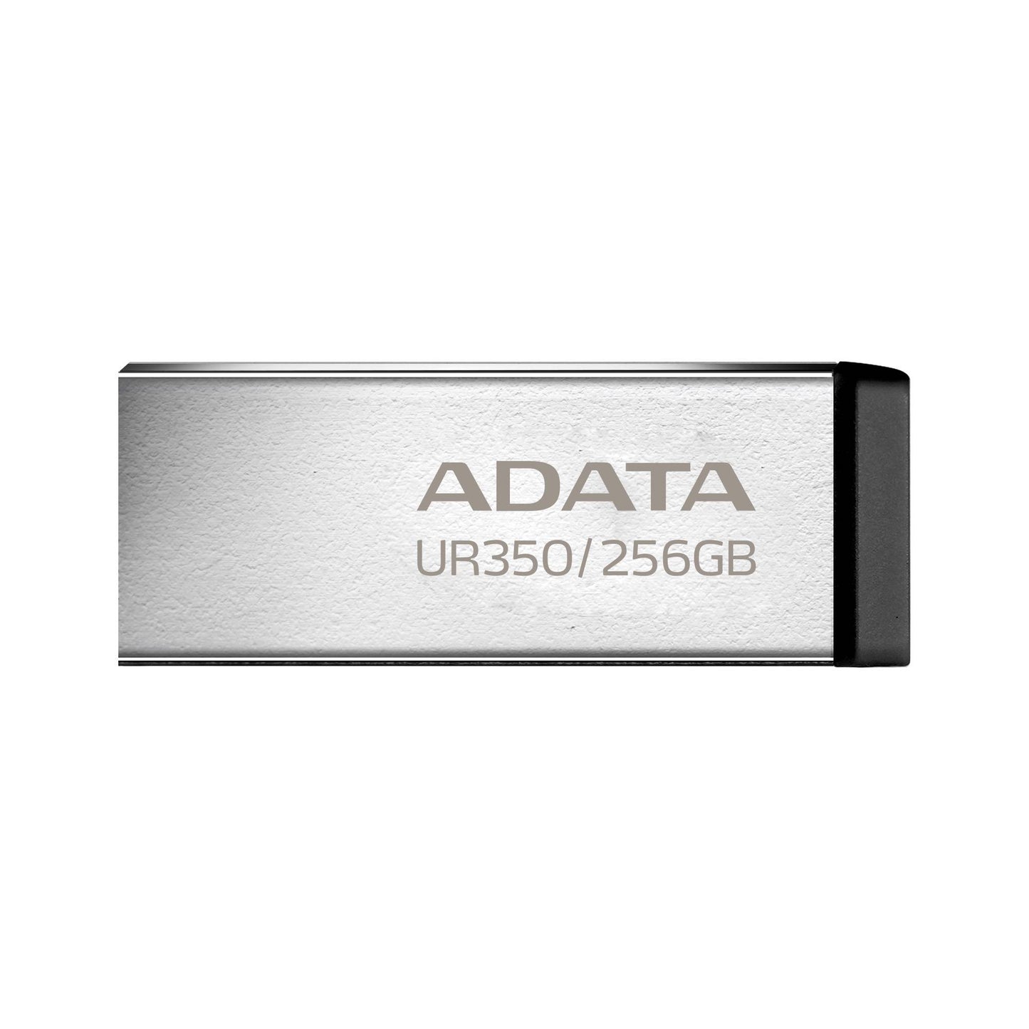 MEMORIA USB DE 256GB UR350 3.2 GEN 1 (RETROCOMPATIBLE 3.0 Y 2.0), DISEÑO ELEGANTE SIN TAPA. COLOR METÁLICO, NEGRO. UR350-256G-RSR/BK