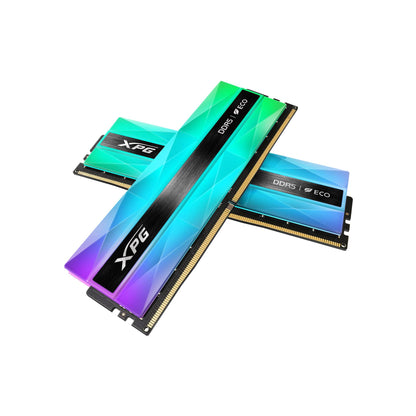 MEMORIA RAM ADATA XPG LANCER NEON RGB, DDR5 16GB UDIMM 6000MT/S. DISIPADOR DE ALUMINIO GRIS PLATEADO. AX5U6000C3016G-CLANRSG