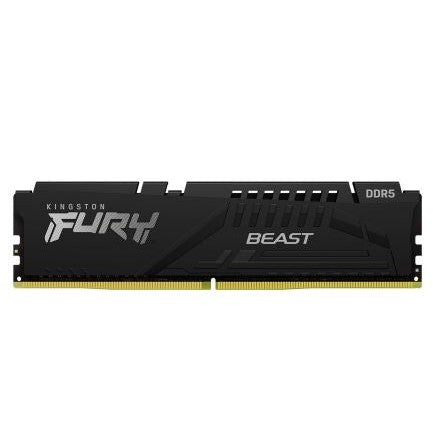MEMORIA RAM KINGSTON FURY BEAST BLACK XMP DIMM DDR5 16GB 5600MT/S CL40 1RX8 1.25V