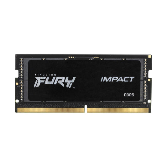 MEMORIA RAM KINGSTON FURY IMPACT SODIMM DDR5 16GB 4800MT/S CL38 1RX8 1.1V
