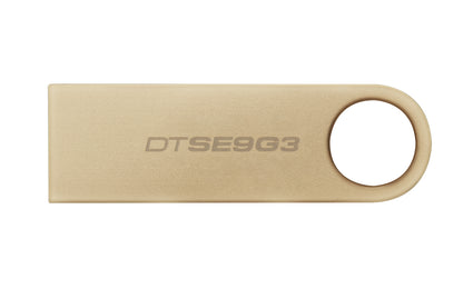 MEMORIA USB KINGSTON DATATRAVELER SE9 G3 256GB 3.2 GEN 1 METÁLICA ORO