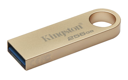 MEMORIA USB KINGSTON DATATRAVELER SE9 G3 256GB 3.2 GEN 1 METÁLICA ORO