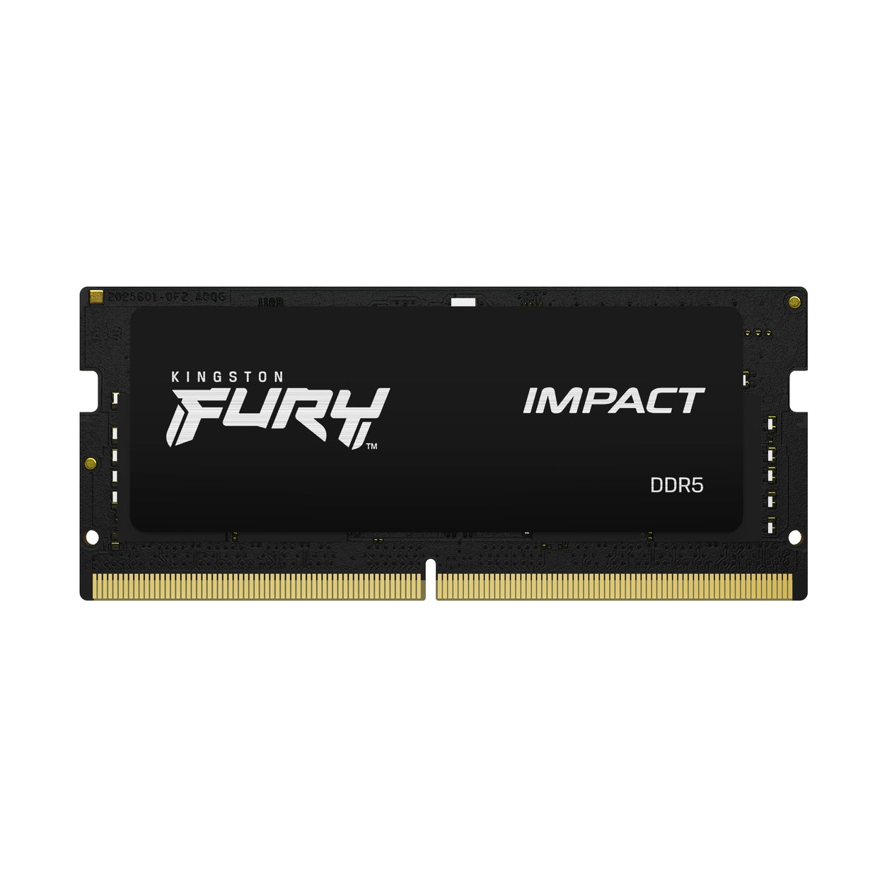 MEMORIA RAM KINGSTON FURY IMPACT SODIMM DDR5 8GB 4800MT/S CL38 1RX16 1.1V