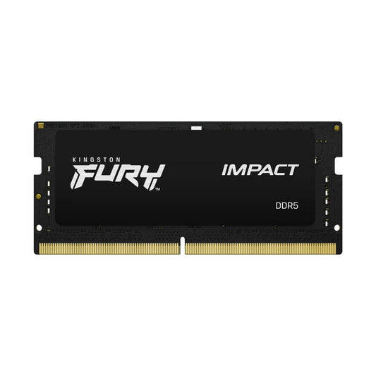 MEMORIA RAM KINGSTON FURY IMPACT SODIMM DDR5 8GB 4800MT/S CL38 1RX16 1.1V