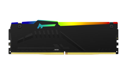 MEMORIA RAM KINGSTON FURY BEAST BLACK XMP RGB DIMM DDR5 16GB 5200MT/S CL40 1RX8 1.25V