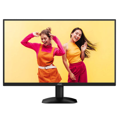 MONITOR AOC MODELO 22B35HM23  BRILLO 250 CD/M2 (TYPICAL ) TIEMPO DE RESPUESTA 4MS ENTRADA DE SEÑAL HDMI 1.4 X 1 VGA  HDMI  RESOLUCIÓN 1920 X 1080 @ 120 HZ