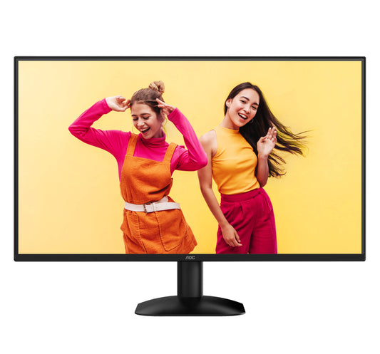 MONITOR AOC MODELO 27B35H3  BRILLO 300 CD/M2 (TYPICAL) TIEMPO DE RESPUESTA 1 MS MPRT ENTRADA DE SEÑAL HDMI 1.4 X VGA RESOLUCIÓN 1920 X 1080  @ 120 HZ HDMI,