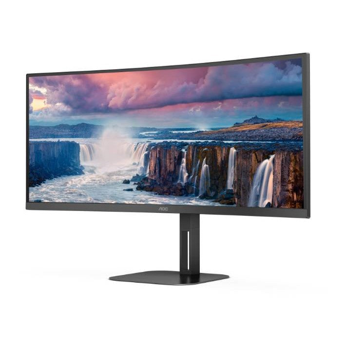 MONITOR AOC CURVO  MODELO CU34V5CW/BK  BRILLO 300CD/M2 (MPRT) TIEMPO DE RESPUESTA 4MS