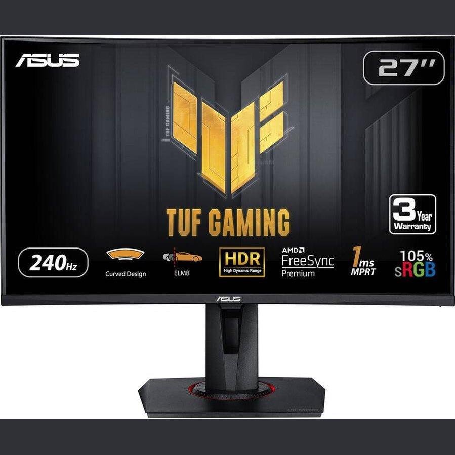 MONITOR ASUS TUF GAMING VG27VQMY 27 PULGADAS FULL HD 1920X1080, 240 HZ, HDMI, DP, VA