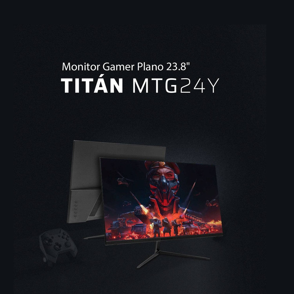MONITOR GAMING 23.8 PULGADAS 180HZ TITAN MTG24Y  PANEL VA, PLANO,  RESOLUCIÓN: 1920 X 1080  FHD