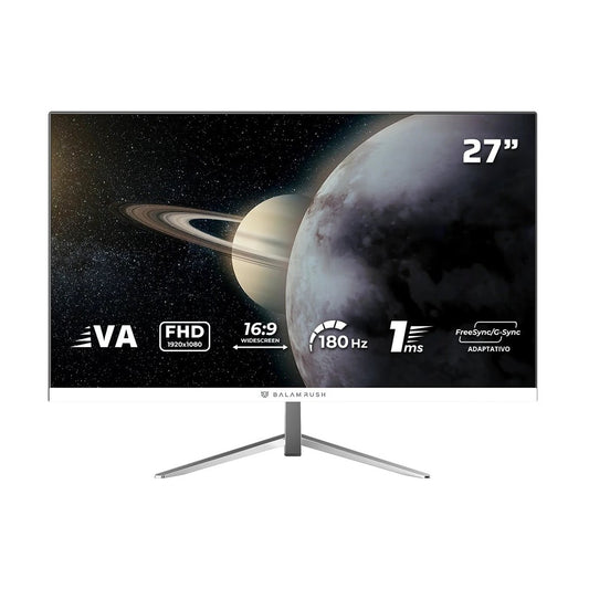 MONITOR GAMING PLANO 27 PULGADAS 180HZ: TITÁN MTG27Y BALAM RUSH FREESYNC/G-SYNC ADAPTATIVO