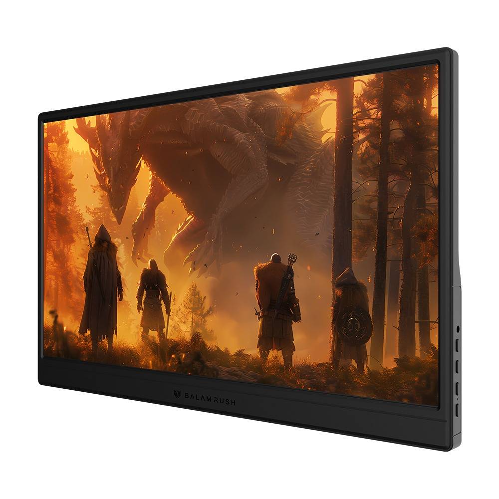 MONITORES BALAM RUSH NOMAD NM15D, 15.6 PULGADAS, 1920 X 1080 PIXELES, 4 MS, NEGRO