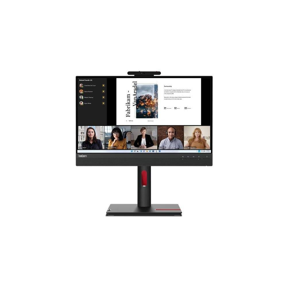 MONITOR LENOVO TIO22 G5, PANTALLA 21.5 PULGADAS (1920X1080) TOUCH,  HDMI, DISPLAYPORT, GARANTIA 3 AÑOS CON FABRICANTE.