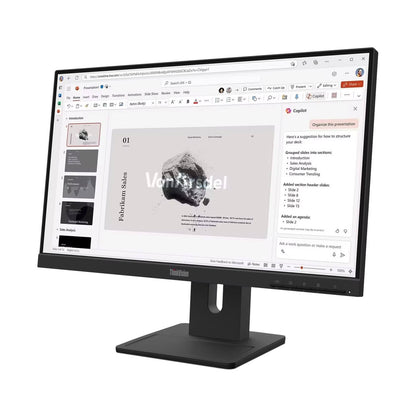 MONITOR LENOVO THINKVISION E22-40, PANEL IPS DE 21,5 PULGADAS,1X HDMI 1.4,1X DP 1.2, 1X VGA, GARANTÍA 3 AÑOS CON FABRICANTE.