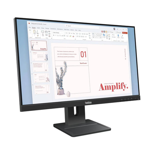 MONITOR LENOVO THINKVISION E24-40, 23.8 PULGADAS, 1920X1080, 527X296,5 MM, 3 AÑOS DE GARANTIA