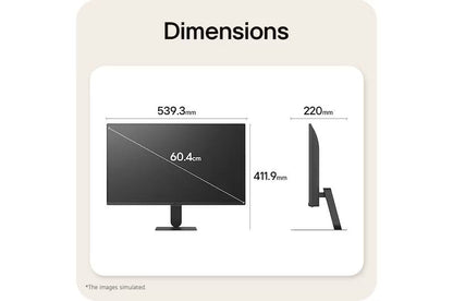 MON LG 24 24U511SB SMART IA U5SFHD 120HZ