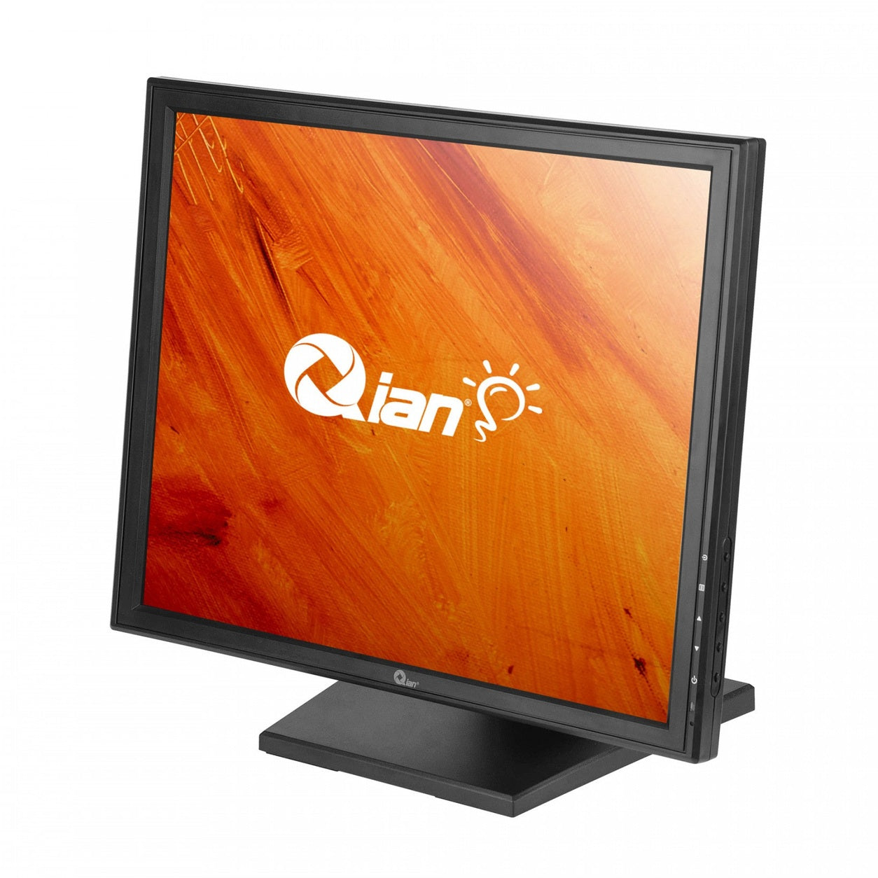 QIAN MONITOR TOUCH 17 PULGADAS TIAGO, 1280X1024P, FREC60HZ, CONECTIVIDAD VGA, HDMI Y USB, 5MS, 5 PUNTOS, INCLINACION 90 GRADOS MOD. QPM-17-01