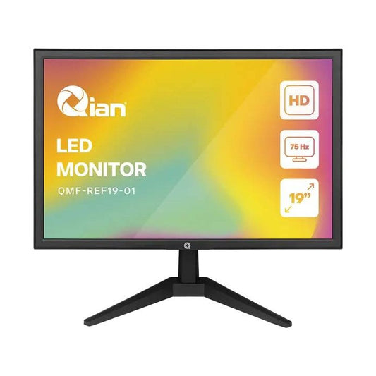 MONITOR OFFICE MATE 19 PULGADAS LED 75 HZ 5 MS QIAN RESOLUCIÓN DE 1440 X 900 PX