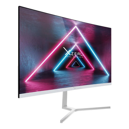 MONITOR XZEAL 23.8 PULGADAS XZEAL XSPMG07W  XST-570-1 PANEL CURVO VA FHD 100HZ 5MS 1XVGA + 1XHDMI + VESA 100X100MM BLANCO
