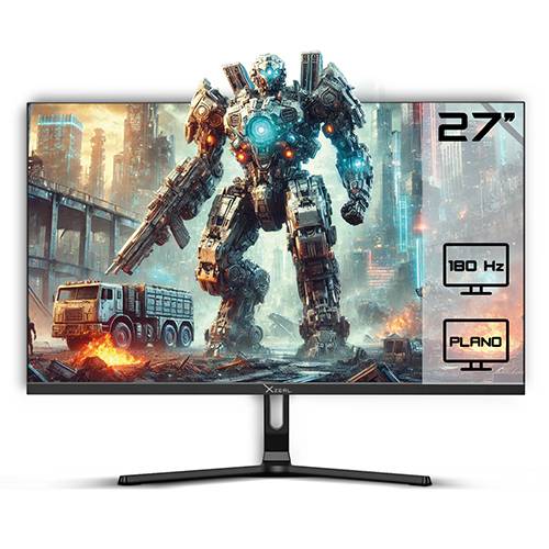 MONITOR XZEAL 27 PULGADAS XZEAL XZ4015-2 PANEL PLANO VA FHD 180HZ 1MS 1XDP + 1XHDMI + VESA 100X100MM NEGRO