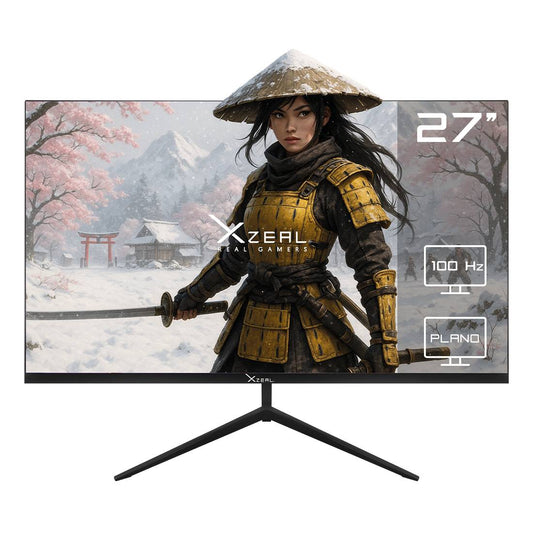 MONITOR XZEAL 27 XZEAL XST590-1 PANEL PLANO VA FHD 100HZ 5MS 1XVGA + 1XHDMI + VESA 100X100MM NEGRO