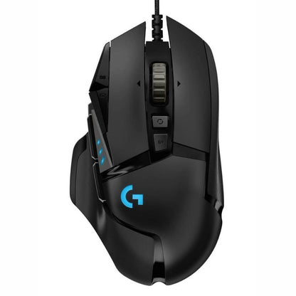 MOUSE ALÁMBRICO LOGITECH G502 HERO, NEGRO, 11, ALÁMBRICO, ÓPTICO, 16000 DPI