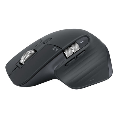 MOUSE LOGI MX MASTER 3S 910-007502, DPI 200 A 8000, 7 BOTONES, MOUSE RECARGABLE, ALCANCE 10M. 1 AÑO DE GARANTÍA DE HARDWARE LIMITADA. COLOR GRAFITO CLARO.
