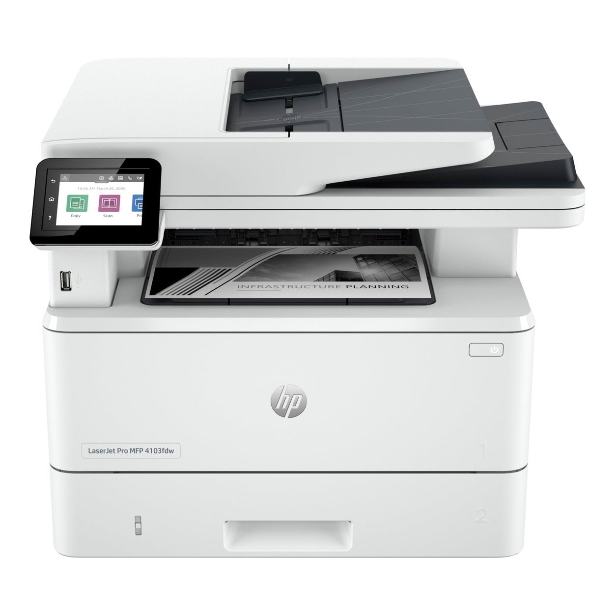 IMPRESORA MULTIFUNCIÓN HP LASERJET PRO 4103DW 2Z627A - 1200 X 1200 DPI, 40 PPM, 80000 PÁGINAS POR MES