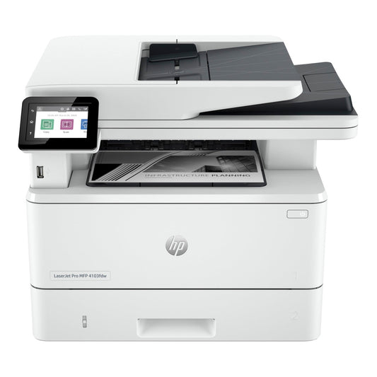 IMPRESORA MULTIFUNCIÓN HP LASERJET PRO 4103DW 2Z627A - 1200 X 1200 DPI, 40 PPM, 80000 PÁGINAS POR MES