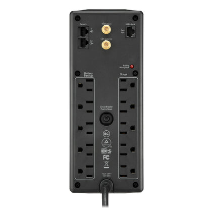 NO BREAK CAPACIDAD 1350 VA, 810 W, 120 V CON  APC BX1350M-LM60, 1350 VA, 810 W, 16 H, NEGRO, INDUSTRIAL Y OFICINA
