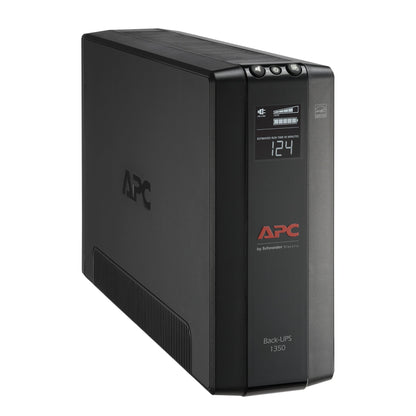 NO BREAK CAPACIDAD 1350 VA, 810 W, 120 V CON  APC BX1350M-LM60, 1350 VA, 810 W, 16 H, NEGRO, INDUSTRIAL Y OFICINA