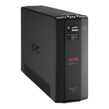 NO BREAK CAPACIDAD 1500 VA, 900 W, 120 V CON  APC BX1500M-LM60, 1500 VA, 900 W, 16 H, NEGRO, INDUSTRIAL Y OFICINA