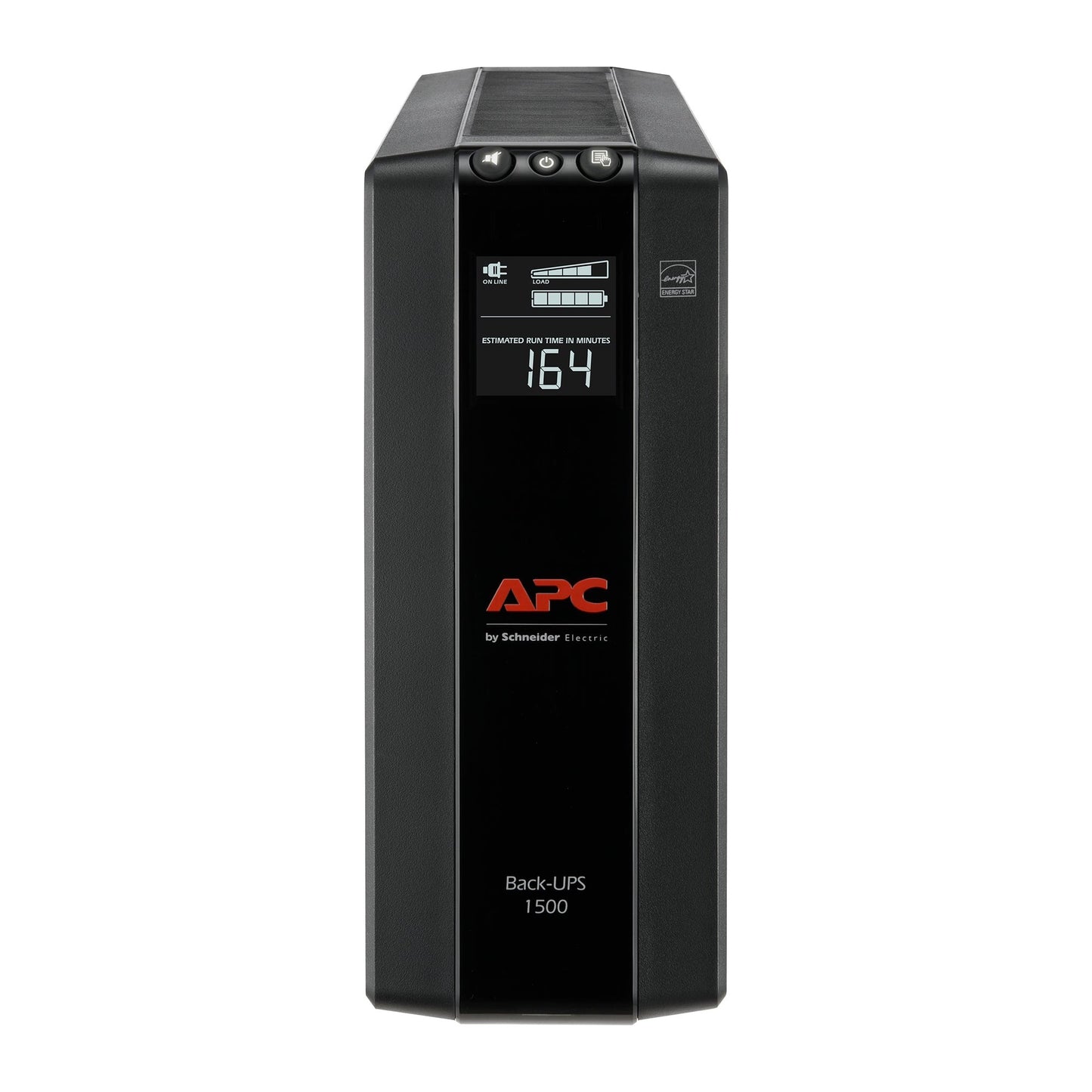 NO BREAK CAPACIDAD 1500 VA, 900 W, 120 V CON  APC BX1500M-LM60, 1500 VA, 900 W, 16 H, NEGRO, INDUSTRIAL Y OFICINA