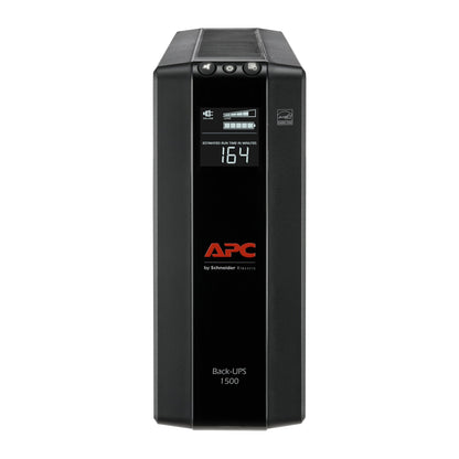 NO BREAK CAPACIDAD 1500 VA, 900 W, 120 V CON  APC BX1500M-LM60, 1500 VA, 900 W, 16 H, NEGRO, INDUSTRIAL Y OFICINA