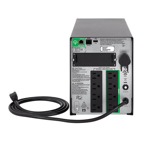 NO BREAK CAPACIDAD 1440 VA 1000 WATTS, 120V,  APC SMT1500C, 1440 VA, 1000 W, 3 H, NEGRO, INDUSTRIAL Y OFICINA
