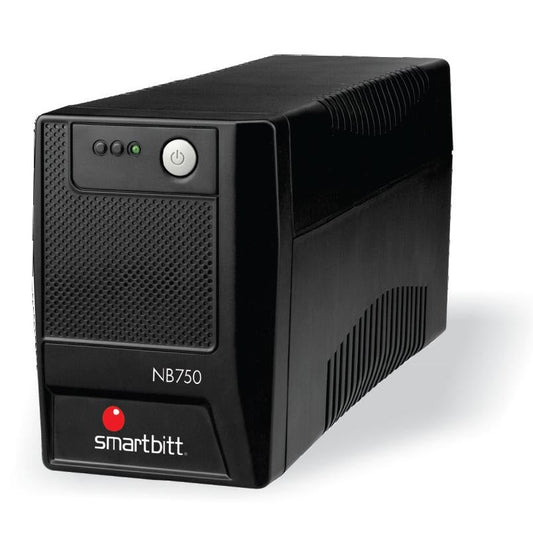 NO-BREAK SMARTBITT SMARTBITT 750 (NB-750), 750 VA, 375 W, NEGRO, HOGAR Y OFICINA