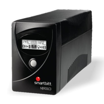 NO-BREAK SMARTBITT SBNB900LCD, 900 VA, 450 W, NEGRO, HOGAR Y OFICINA