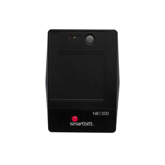 NO-BREAK SMARTBITT, 1200 VA, 600 W, NEGRO, HOGAR Y OFICINA