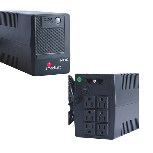 NO-BREAK SMARTBITT SBNB800, 800 VA, 400 W, NEGRO