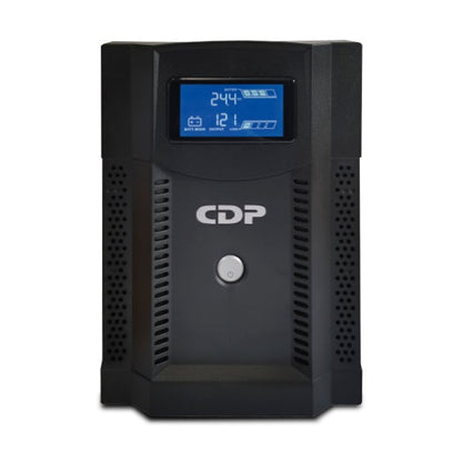 NO-BREAK CDP UPRS-1508 1500VA/1050W UPS INTERACTIVA AVR 8 SALIDAS, PROTECCION RJ45, LCD, SOFTWARE 120 VAC
