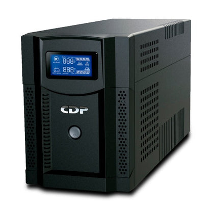 NO-BREAK CDP UPRS-1508 1500VA/1050W UPS INTERACTIVA AVR 8 SALIDAS, PROTECCION RJ45, LCD, SOFTWARE 120 VAC