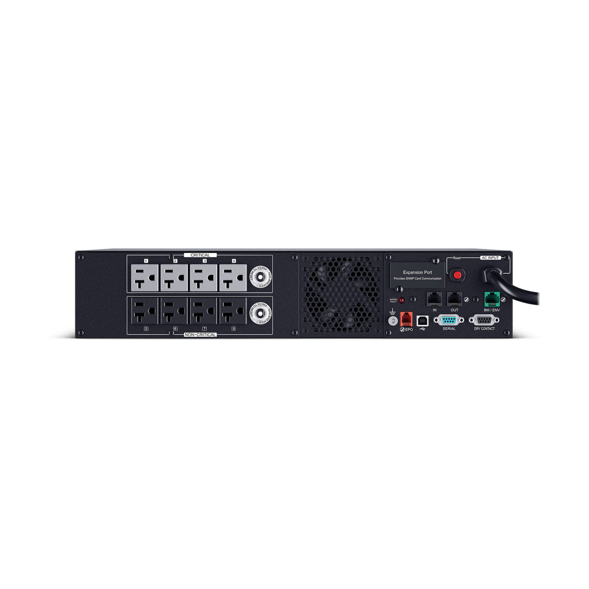 NO BREAK CYBERPOWER PR2200RT2U, 2200 VA, 2200 W, NEGRO